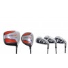 AGXGOLF BOYS MAGNUM PEAK PRO GOLF STARTER SET wDRIVER+FAIRWAY WOOD+IRONS. OPTIONAL BAG